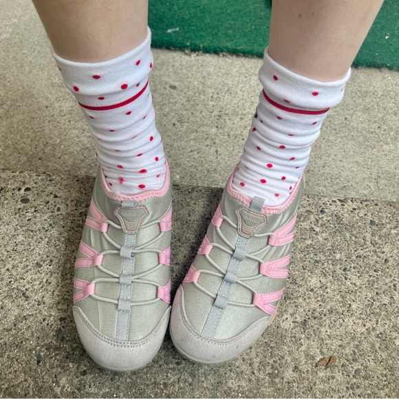 Cutest y2k C+O pink and grey straps trainers - Picture 3 of 16